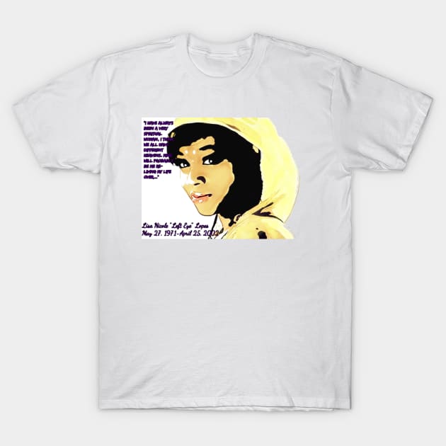 REMEMBER THE MUSIC: Lisa "Left Eye" Lopes T-Shirt by Melodeelicious